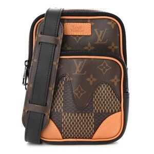 LOUIS VUITTON x NIGO AMAZONE DAMIER EBENE BROWN SLING BAG